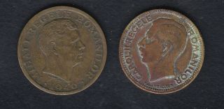 Romania Coin,  10 Lei 1930,  20 Lei 1946 Year