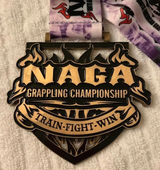 Naga Grappling Championship Award Medal & Ribbon