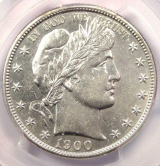 1900 - S Barber Half Dollar 50c - Pcgs Au Details - Rare Date - Certified Coin