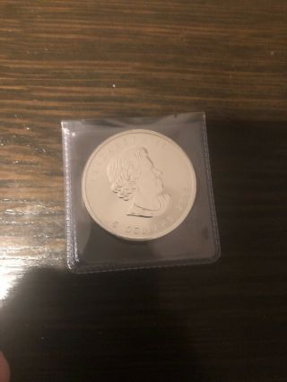 2014 Canada Privy Maple Leaf 1 Oz.  9999 Silver Coin 5 Dollar