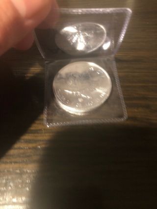 2014 Canada Privy Maple Leaf 1 Oz.  9999 Silver Coin 5 Dollar 2