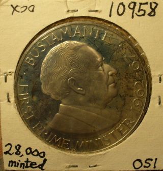 Jamaica 1973 Proof Dollar Coin
