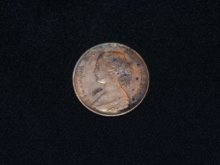 1864 Canada Brunswick One Cent Short 6 Good Shape Ungraded Coin