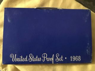 1968 United States Proof Set 5 Coins Package