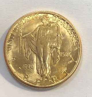 1926 $2.  50 Gold Sesquicentennial Commemorative 2 1/2 Dollars Quarter Eagle Rare
