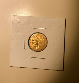 1913 - $2 1/2 Gold Indian Head Quarter Eagle Us Gold Old Coin,  $2.  5 Dollars