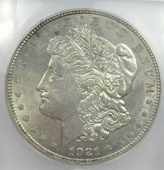 1921 - D Morgan Silver Dollar Icg Ms63