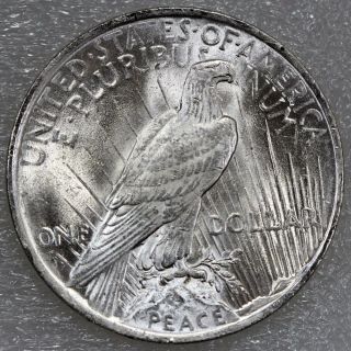 1924 - P $1 PEACE SILVER DOLLAR CH/GEM BU 2