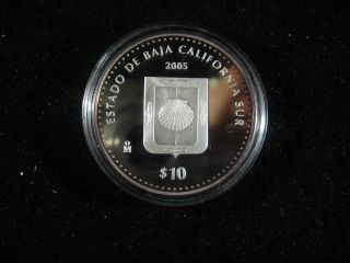 2005 Proof Mexico 10 Pesos 5 Different