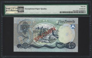 1978 NORTHERN IRELAND 5 Pounds,  Provincial Bank,  SPECIMEN,  PMG 66 EPQ GEM UNC 2