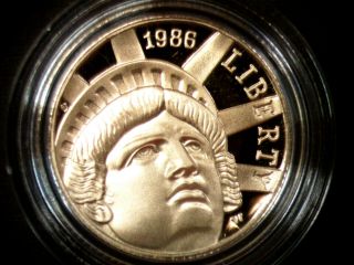 1986 - W $5 Statue Of Liberty Gold Proof