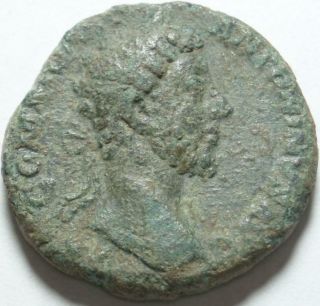177 - 192 Ad Ancient Rome Copper As Of Insane Gladiator Emperor Commodus - Hercules