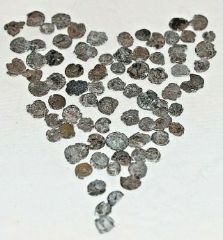 (78) Authentic Almost Full & Partial Ancient Roman Coins Bronze Circa 300 Ad