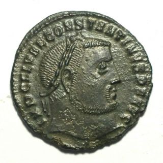Near - Constantine The Great | Follis W/jupiter.  Uncleaned,  Ric Vi Heraclea75