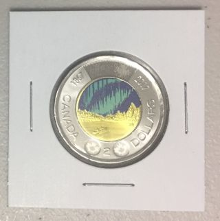 CANADA 2017 2 x Toonie KIT 150th of Canada with GLOW IN THE DARK (From roll) 5