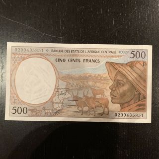 Central African States - Congo Banknote - 500 Francs - 2000 -
