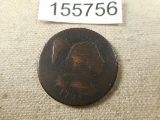 1795 Large Cent Plain Edge - Collector Grade Album Coin - 155756
