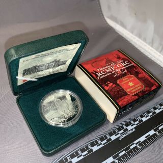 1998 Canada Rcmp Dollar Silver Proof Coin,  Case,