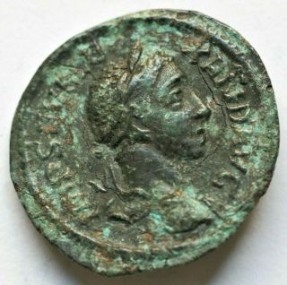 Severus Alexander,  222 - 235 Ad 2.  06gr;20mm.  Billon Limes Denarius.  Laureate Bust