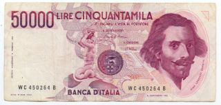 Italy 50000 Lire 1984,  P - 113