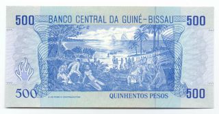 Guinea Bissau 500 Pesos 1990,  P - 12 2