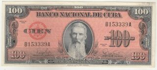 Caribbean 100 Pesos 1959 Issue Banknote In Xf,