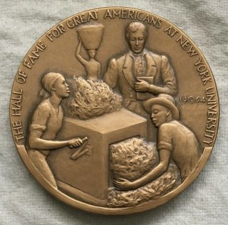 Eli Whitney Hall of Fame for Great Americans Medal,  1964 by Eleanor Platt 2