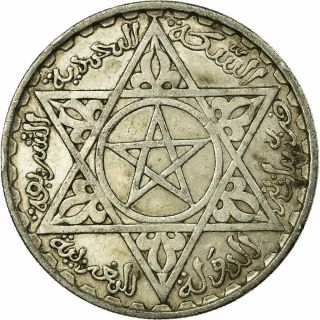 [ 687887] Coin,  Morocco,  Mohammed V,  200 Francs,  1953,  Paris,  Ef (40 - 45),  Silver