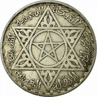 [ 687886] Coin,  Morocco,  Mohammed V,  200 Francs,  1953,  Paris,  Ef (40 - 45),  Silver