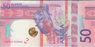 Aruba Banknote P.  50 Florin 2019,  Unc We Combine
