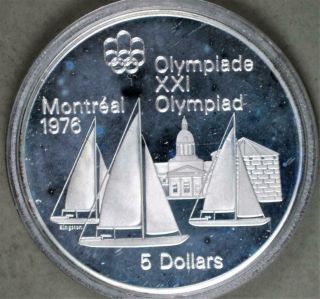 Canada 1973 5 Dollars Proof Silver Coin - Montreal Olympics