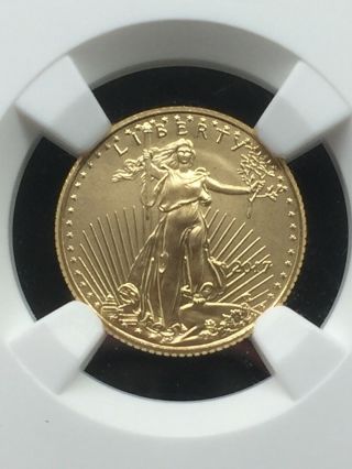 2017 AMERICAN GOLD EAGLE $5 1/10 OZ NGC MS 70 3