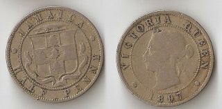 Jamaica 1/2 Penny 1897