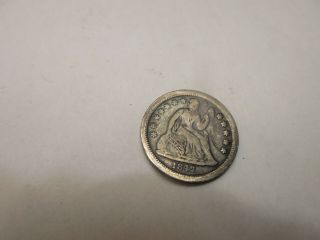 1842 Seated Liberty Dime Coin United States Silver One Dime