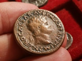 NERO AE Dupondius Securita Augusti Coin Roman Empire 2