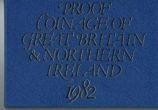 Great Britain - 1982 Proof Set In Government Packaging As Issued