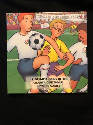 1996 Atlanta Olympic Soccer Half Dollar - Young Collectors’ Series