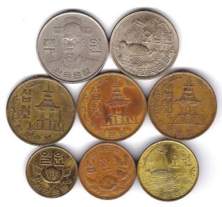 Korea South Eight Coin