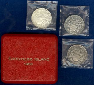 Three Piece Gardiner’s Island Silver Substitute Set – 1965