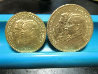 1822/1922 - Brazil - 500 & 1,  000 Reis - Commem.  - Choice Unc (c - 14) 2