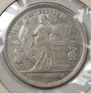 1890 Honduras Peso Silver Coin