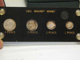 1901 Great Britain Maundy Money Set Unc.  In Holder