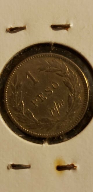 Coin Colombia 1 peso 1912 3