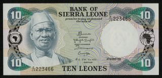 Sierra Leone (p08c) 10 Leones 1984 Unc