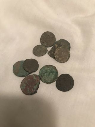8 Uncleaned Ancient Roman Coin