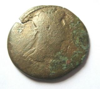 Ae - 34 (drachm) Of Hadrian From Alexandria In Egypt Rv.  Euthenia Lying Left