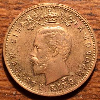 1911 Great Britain His Majesty King George V Coronation Medal Uncirculated,