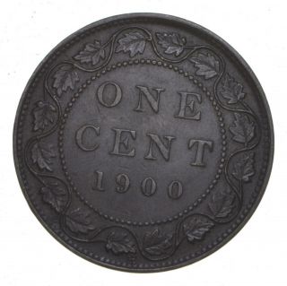World Coin - 1900 Canada 1 Cent - 5.  7 Grams 946