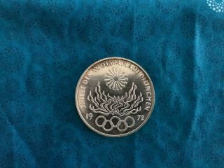 1972 - G German 10 Mark Silver Spiele Der Xx Olympiade In Munchen Coin,  Proof Like