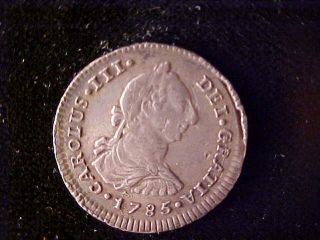 Peru Charles Iii One Real 1785mj